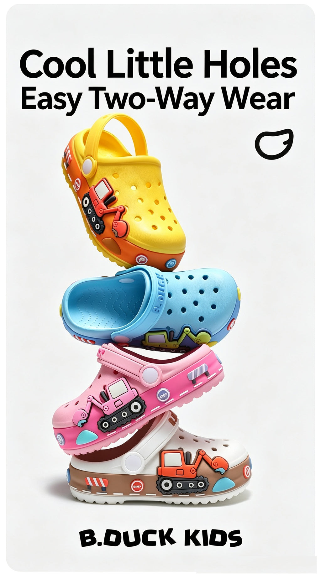 Fashion Children's Slippers Cute Cartoon Girls Boys Non-Slip Casual Shoes Soft Soles Baby Shoes Home Outdoor Baby Sandals Summer