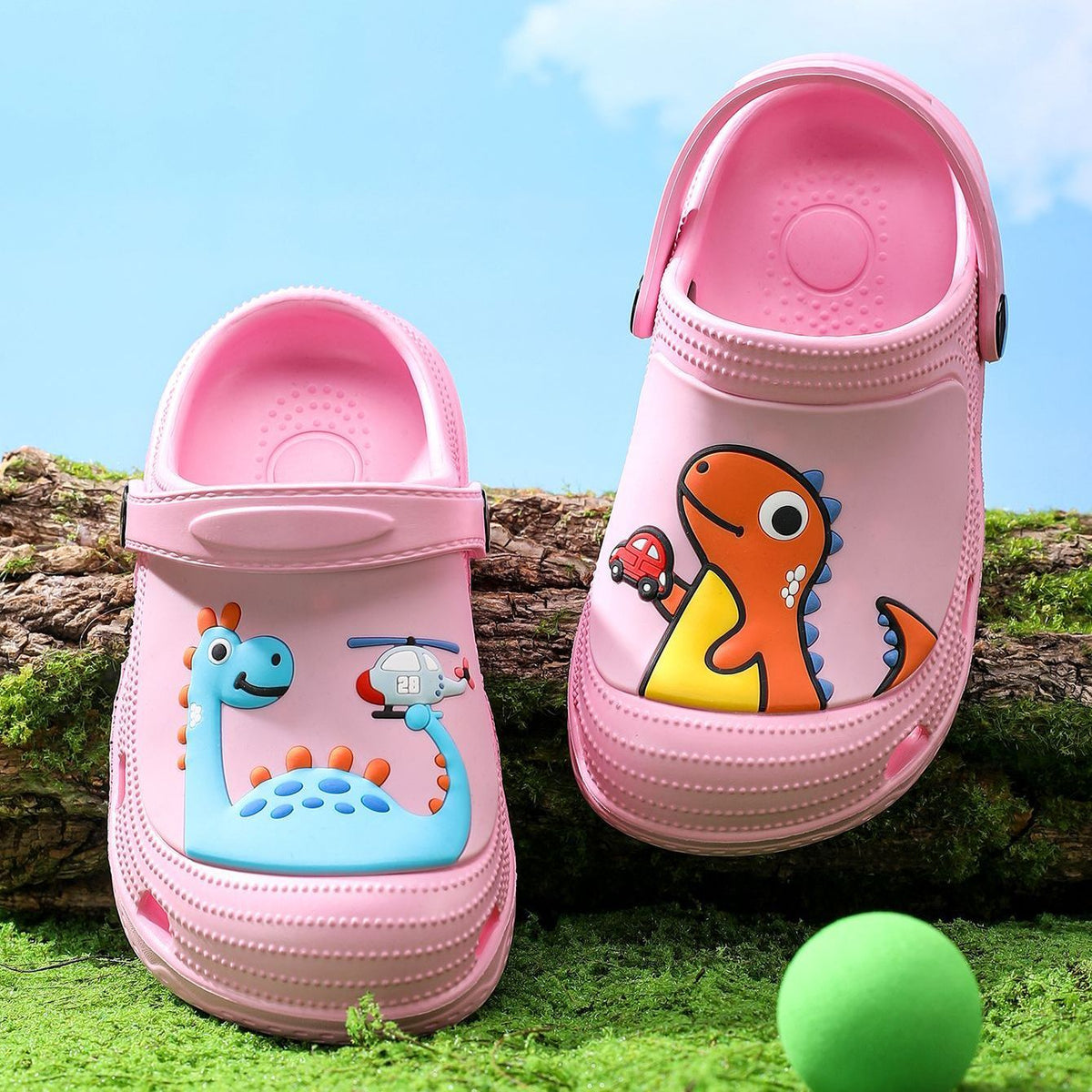 Cartoon animal hole shoe ornaments, decorative shoe buckles, transparent floral cartoon DIY shoe flowers