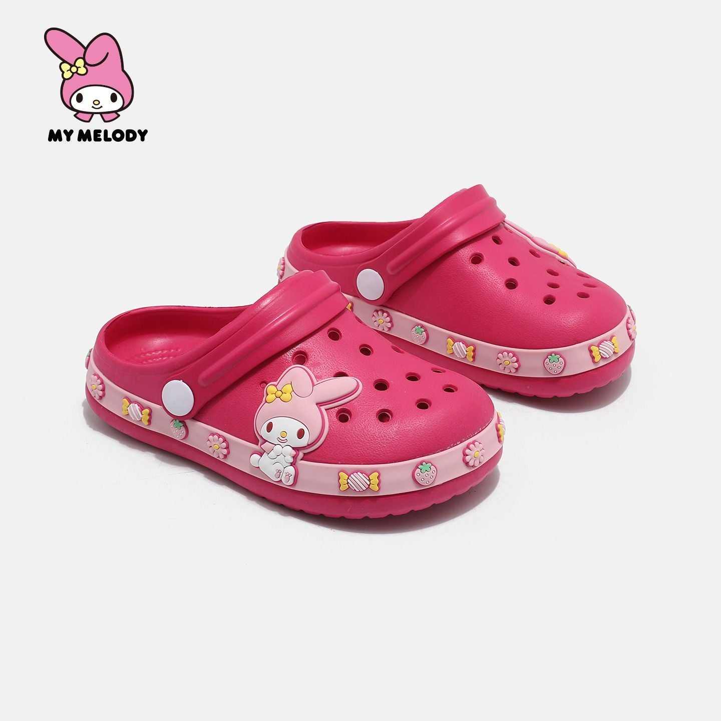 Summer Sandals For Girls Kids Baby Boys Girls Cartoon Baby Sandals Flat Heel Solid Soft Cartoon Slippers Children's Garden Shoe