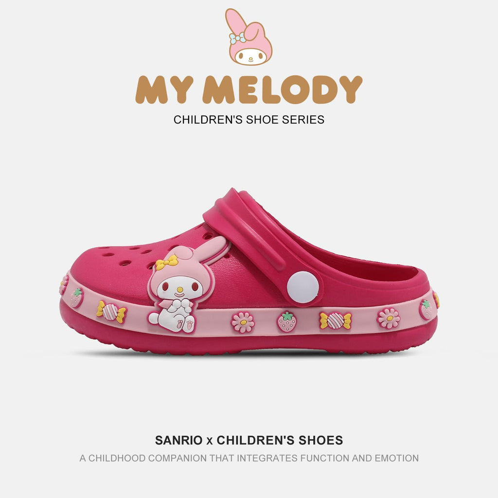 Summer Sandals For Girls Kids Baby Boys Girls Cartoon Baby Sandals Flat Heel Solid Soft Cartoon Slippers Children's Garden Shoe
