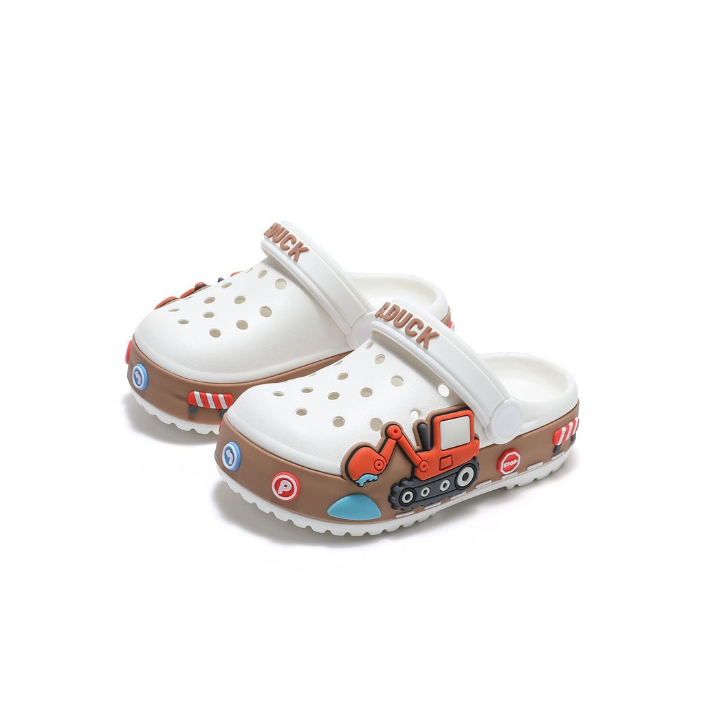 Fashion Children's Slippers Cute Cartoon Girls Boys Non-Slip Casual Shoes Soft Soles Baby Shoes Home Outdoor Baby Sandals Summer