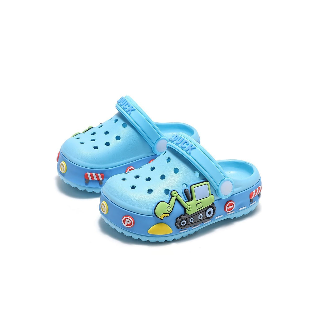 Fashion Children's Slippers Cute Cartoon Girls Boys Non-Slip Casual Shoes Soft Soles Baby Shoes Home Outdoor Baby Sandals Summer
