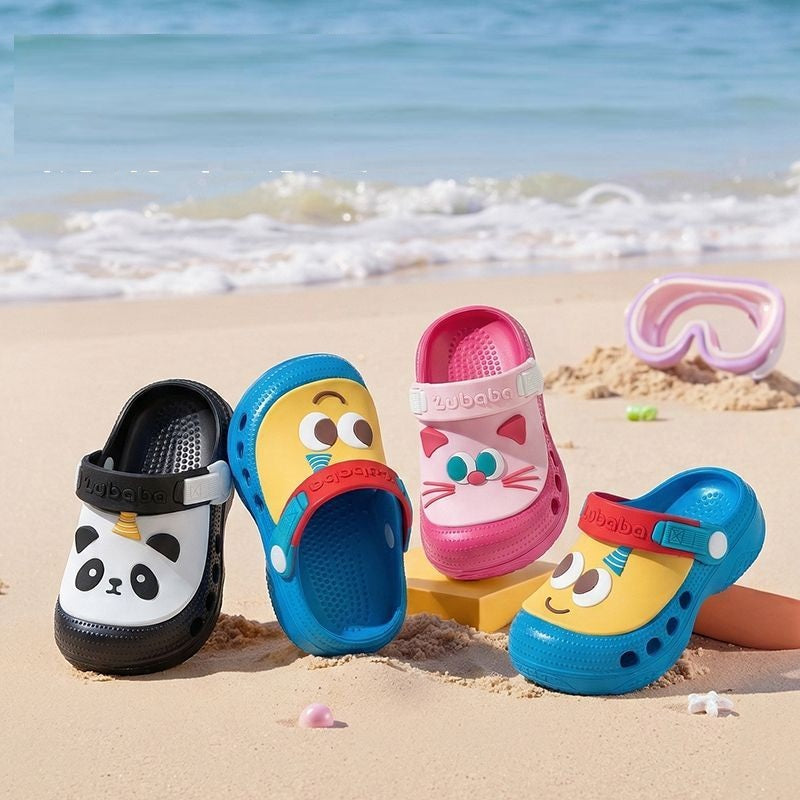 Cute Hello KT My Melody Cartoon Clogs with Outdoor Anti Slip Beach Sandals Slippers Student Summer Casual Shoes Gift