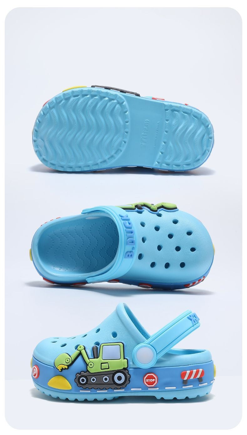 Fashion Children's Slippers Cute Cartoon Girls Boys Non-Slip Casual Shoes Soft Soles Baby Shoes Home Outdoor Baby Sandals Summer