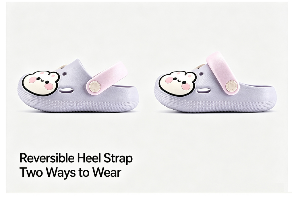 Summer children's slippers, indoor non-slip home wear with cartoon patterns, suitable for both boys and girls, soft-soled toddler flat shoes.