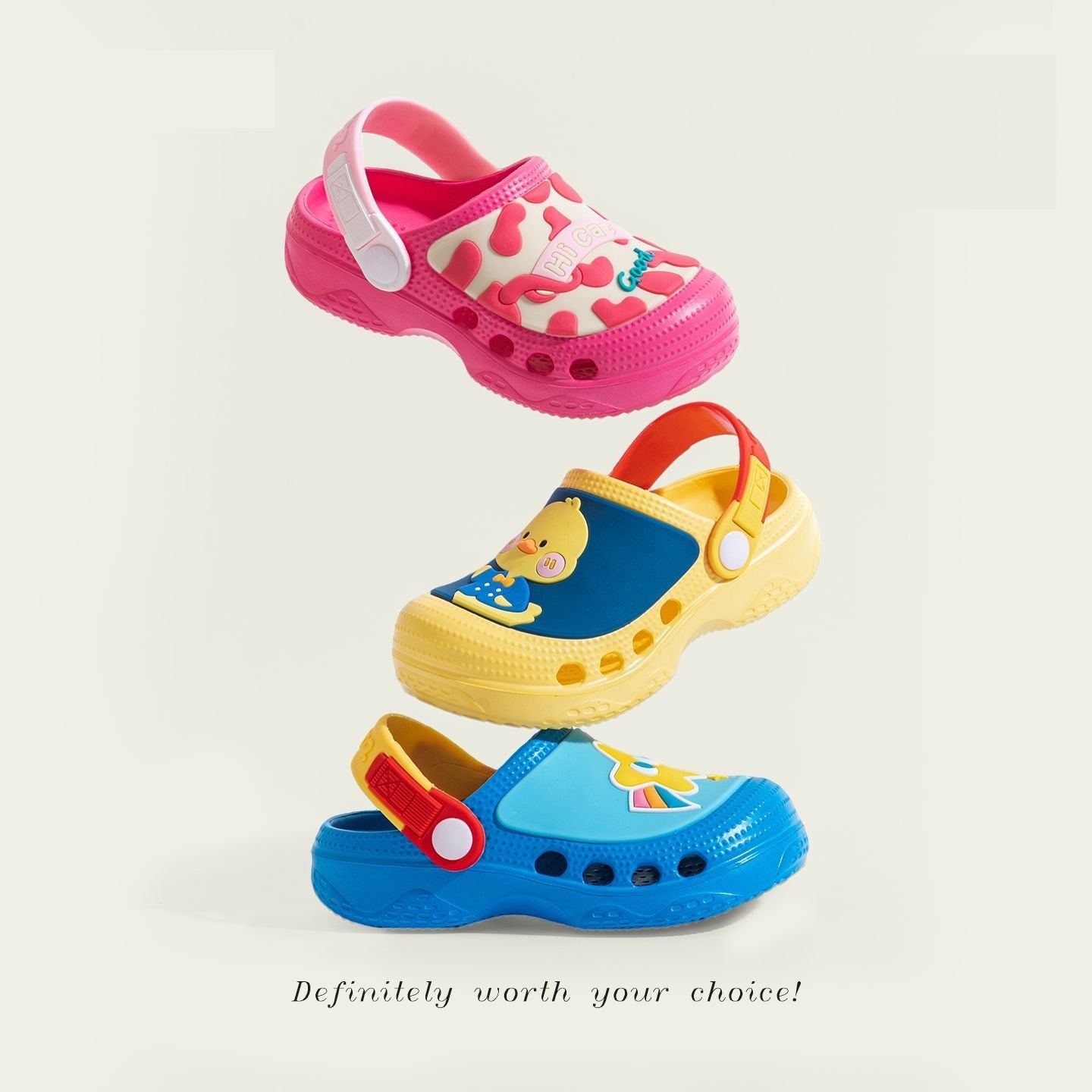 Cute Hello KT My Melody Cartoon Clogs with Outdoor Anti Slip Beach Sandals Slippers Student Summer Casual Shoes Gift