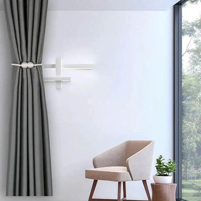 4PCS Magnetic Curtain Tieback Delicate Holders Tie Back Buckle Clips Hanging Ball Buckle Tie Back Curtain Decor Accessories