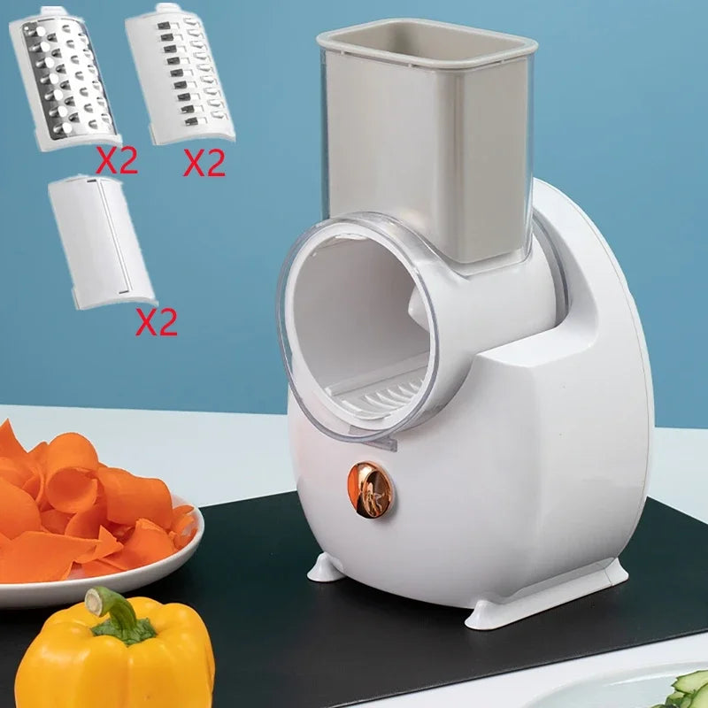 3 in 1 Multifunctional Vegetable Cutter Shredders Roller Hand Crank Potatoes Cucumbers Radishes Vegetable Slicer With Stainless